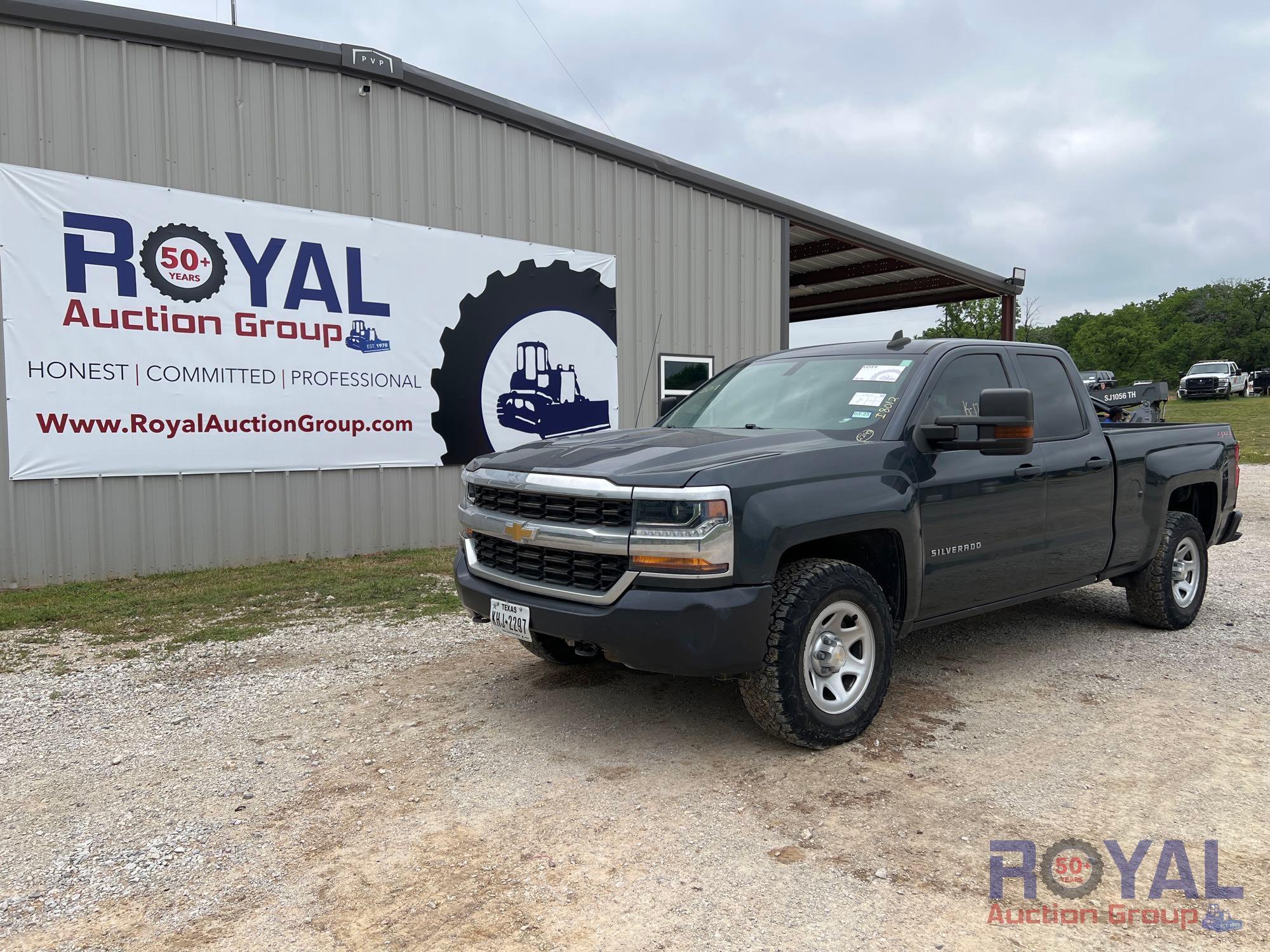 2018 Chevrolet Silverado 4x4 Double Cab Pickup Truck