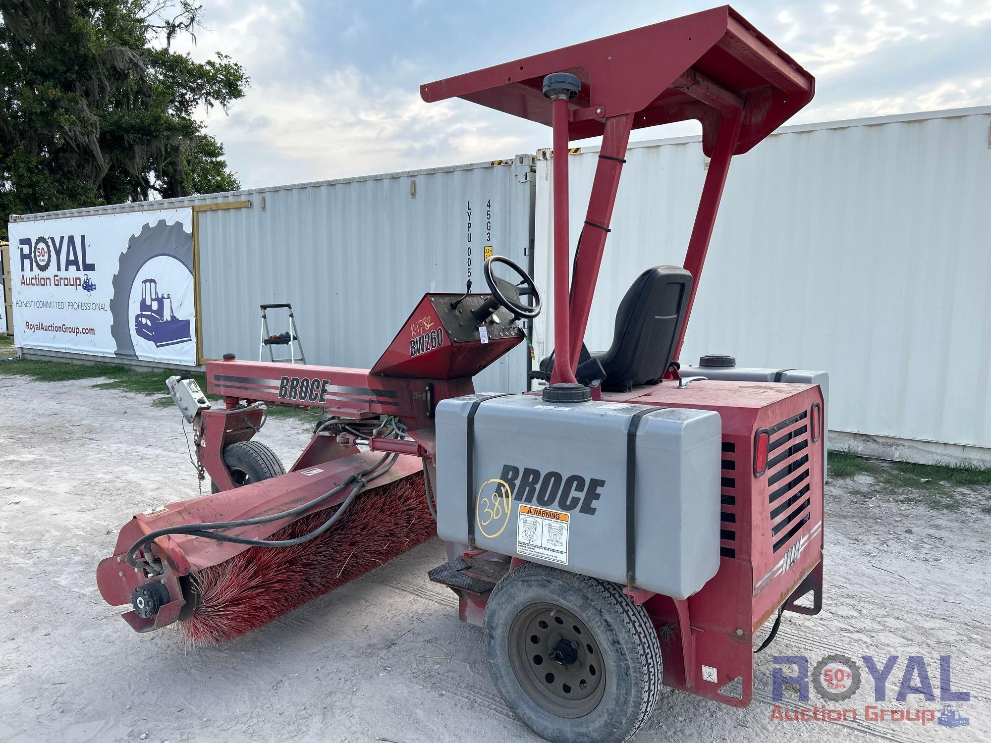 2019 Broce BW260 Sweeper