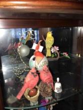 3- bird figurines/ornament