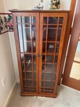 24x49 in display cabinet