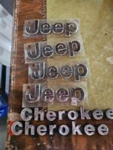 N.O.S. Jeep and cherokee emblems