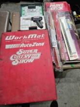 miscellaneous lot, paint stick, and more