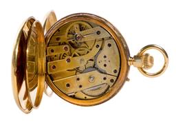 Klaftenberger 18k Yellow Gold Hunter Case Pocket Watch