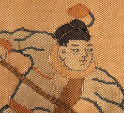 Chinese Figural Silk Kesi Tapestry