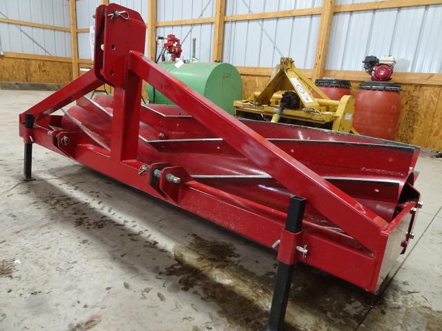 I&J MFG. 3PT CROP ROLLER CRIMPER W/ WATER FILL CAPACITY, V.G CONDITION