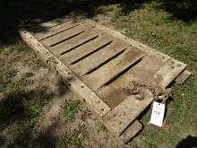 WOODEN STONE BOAT