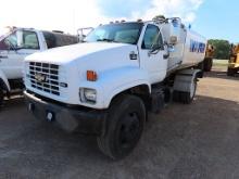 2002 Chevy C6500 Water Truck, s/n 1GBJGH1CX2J509928: 6-sp., Odometer Shows