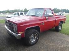 1987 Chevy Custom Deluxe 4WD Pickup: Fully Restored, 350 V8 Eng., Auto, New