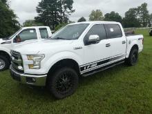 2015 Ford F150 Pickup, s/n 1FTEW1EF8FKD06626: Crew Cab, Custom Rims, 156K m