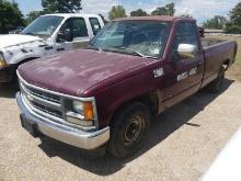 1994 Chevy 1500 Pickup, s/n 1GCEC14Z2RZ255365: Reg. Cab, Auto, 215K mi.