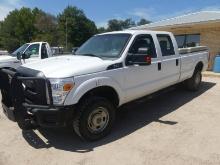 2011 Ford F350 4WD Truck, s/n 1FT8W3B63BEA59327: Crew Cab, 6.2L Gas Eng., A