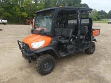 2018 Kubota RTV-X1140 4WD Utility Vehicle, s/n A5KD2GDBTJG027068 (No Title