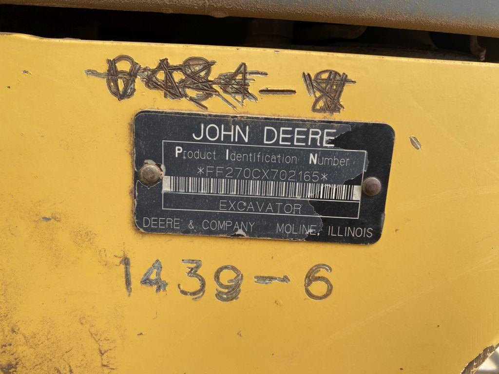 John Deere 270C Hyd Excavator