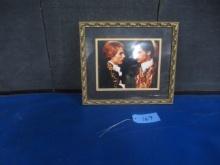 TOM CRUISE & BRAD PITT AS VAMPIRES FRAMED W/ SIGNATURES AND CERTIFICATE OF AUTHENTICITY
