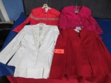 4 WOMENS SUITS
