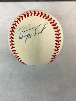 Barry Bonds Signed National League Baseball  - JSA