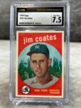 Jim Coates RC CSG 7.5 - 1959 Topps Hi Number #525