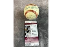 Gaylord Perry signed 17 stats! MLB baseball JSA