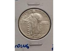 1930S STANDING LIBERTY QUARTER BU