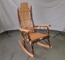 Full size hickory rocking chair