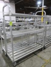 aluminum cooler rack, on casters