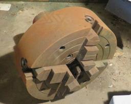 4 jaw chuck, 12" diameter