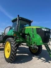 4619 R4038 JOHN DEERE C/A SELF PROPELLED SPRAYER 380/90R46 3885HRS 2014 MODEL 120' BOOM STAINLESS TA