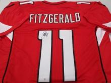 Larry Fitzgerald of the Arizona Cardinals signed autographed football jersey PAAS COA 204