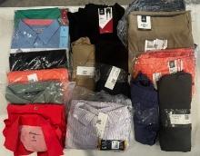 NEW MENS Assorted Sized Pants & Shirts w. Tags Name Brands