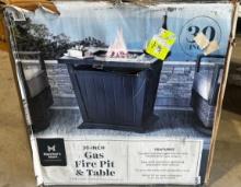 30" Gas Fire Pit & Table