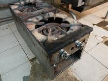 IMPERIAL Gas Fired 2 Burner Candy Stove / Sause Stove / Gravy Burner - Please see pics for additiona