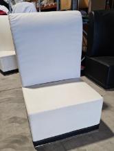 Luna White-Armless Chair
