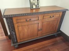 53" Wood Console Table