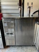 PERLICK Dual Temp Pony Keg Cooler / 4 Tap Pony Keg Beer Dispenser - Model # DZS-36 - This unit retai