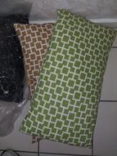 Pillow- green, brown and white