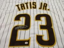 Fernando Tatis Jr of the San Diego Padres signed autographed baseball jersey PAAS COA 950