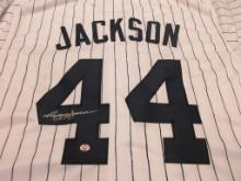 Reggie Jackson of the New York Yankees signed autographed baseball jersey PAAS COA 888