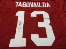 Tua Tagovailoa of the Alabama signed autographed football jersey PAAS COA 052