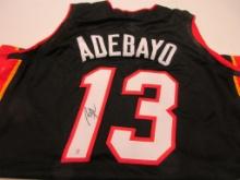 Bam Adebayo of the Miami Heat signed autographed basketball jersey PAAS COA 987