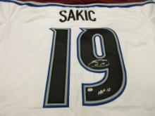Joe Sakic of the Colorado Avalanche signed autographed hockey jersey PAAS COA 190