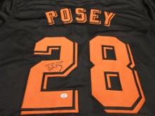 Buster Posey of the San Francisco Giants signed autographed baseball jersey PAAS COA 296