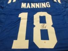 Peyton Manning of the Indianapolis Colts signed autographed football jersey PAAS COA 822