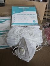Lot Sold by the Box - (19) Cases of Non-Medical Respirator Face Mask with Valve - (60) Boxes per cas