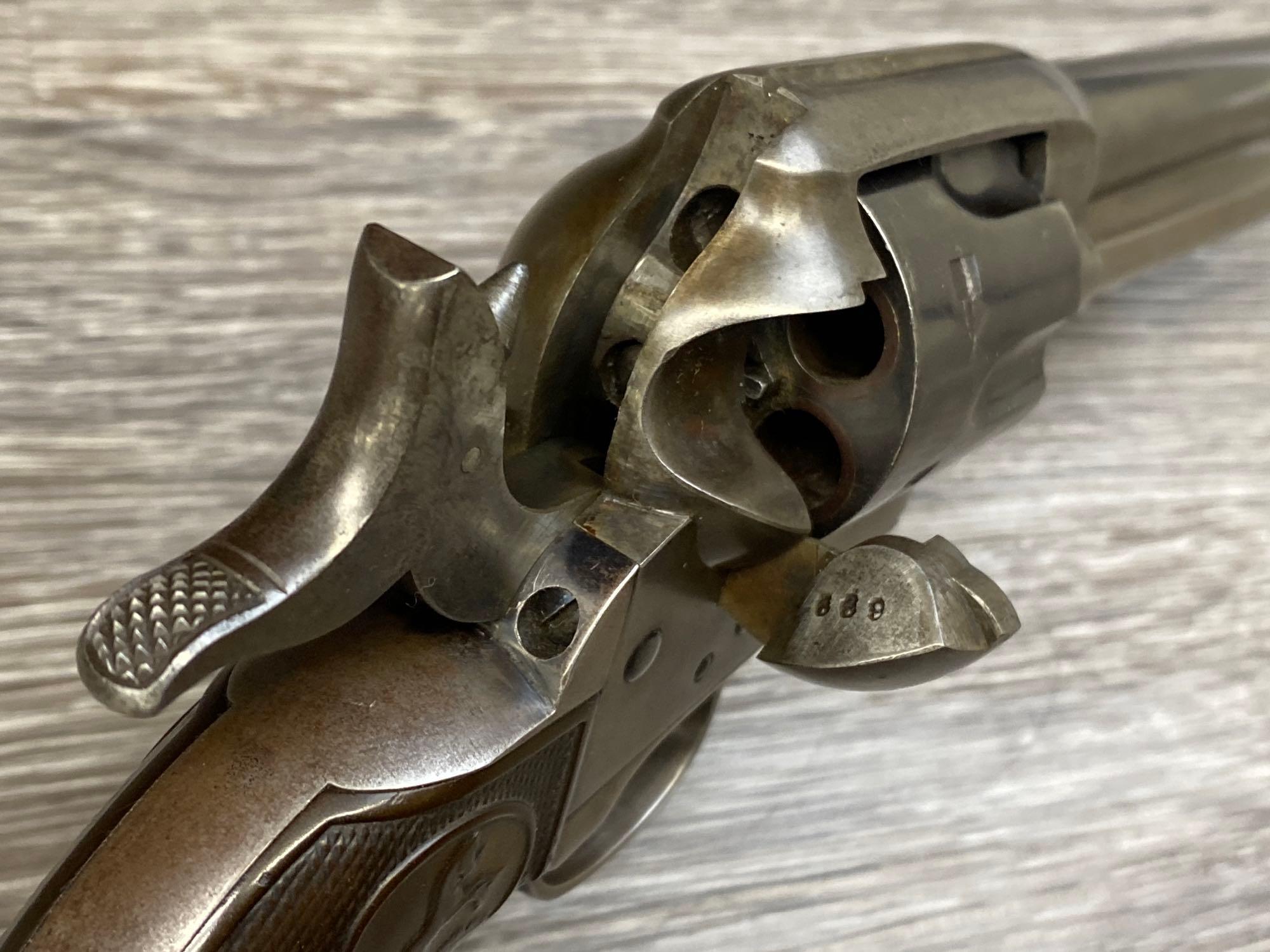1st GENERATION COLT SINGLE ACTION ARMY REVOLVER .38 WCF CAL. (MFG 1899).