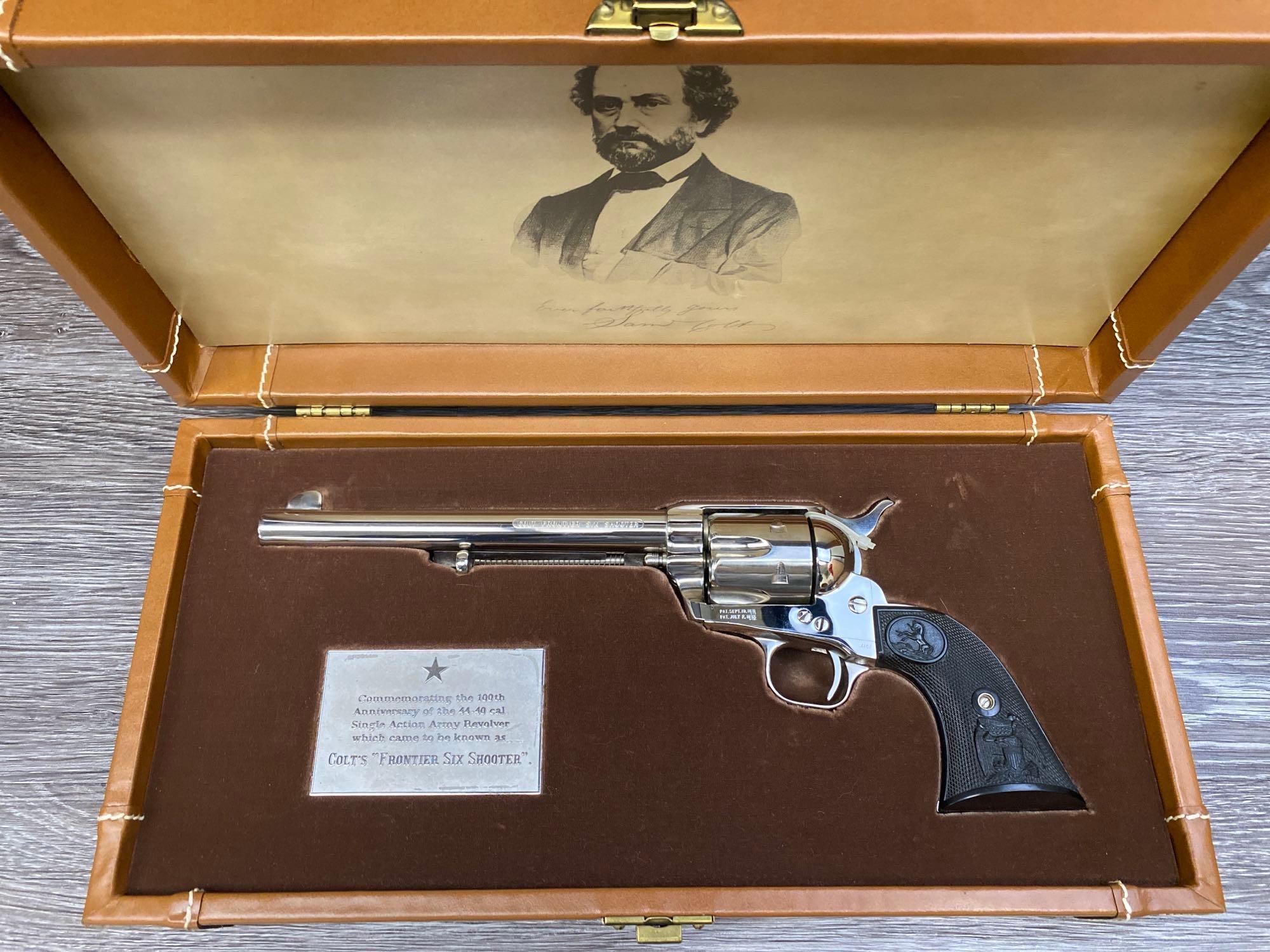 COLT SAA PEACEMAKER COMMEMORATIVE 100 YEAR BOXED SET .45 COLT
