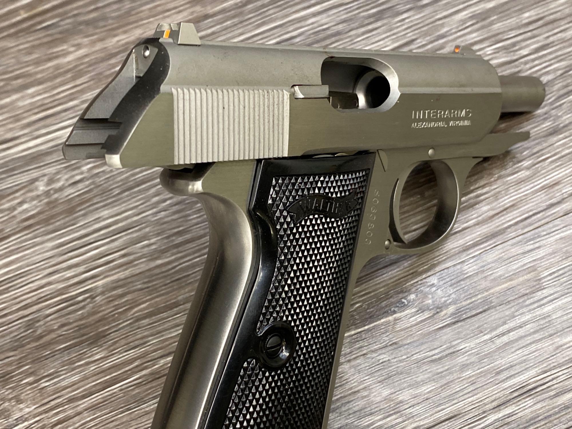 BOXED WALTHER PPK/S STAINLESS STEEL .380 ACP SEMI-AUTO PISTOL