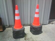 Quantity of 20 (Twenty) Safety Cones