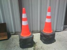 Quantity of 20 (Twenty) Safety Cones