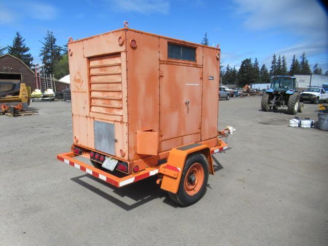 ZEKS 10' SINGLE AXLE FRESH AIR COMPRESSOR TRAILER