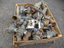 ASSORTED 1.5" - 4" BALL VALVES, FLANGES, & FIRE TRUCK FITTINGS